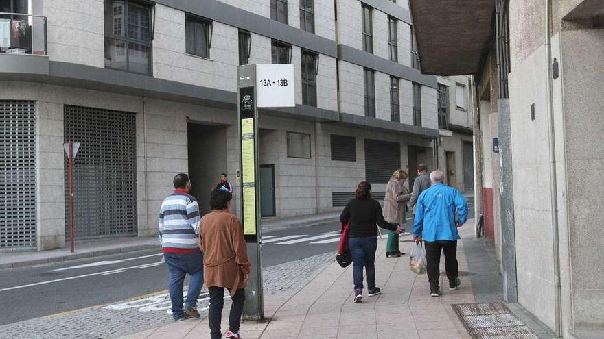 Tramo de la calle Río Sil en la que la pareja protagonizó una de sus últimas discusiones. // Iñaki Osorio