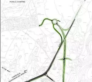 Fomento da luz verde definitiva al nuevo enlace de la N-332 con la Ronda de Santa Pola