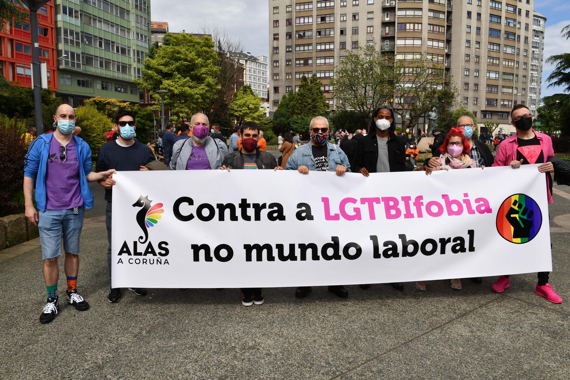 Manifestación del 1 de mayo en A Coruña