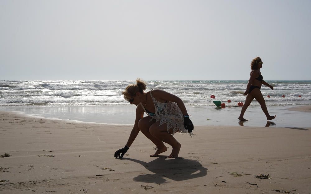 Más de 200 voluntarios se unen a la iniciativa Bajamar 2050, una recogida de residuos por tierra, superficie y fondo del mar