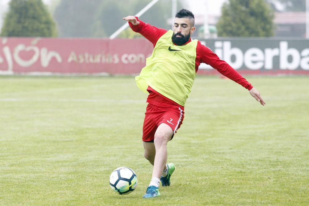 Entrenamiento del Real Sporting