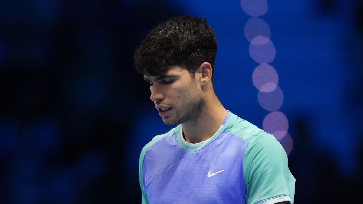 Carlos Alcaraz, tras su derrota ante Ruud