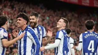 La Real Sociedad se impone en San Mamés y toma ventaja rumbo a la final de Copa