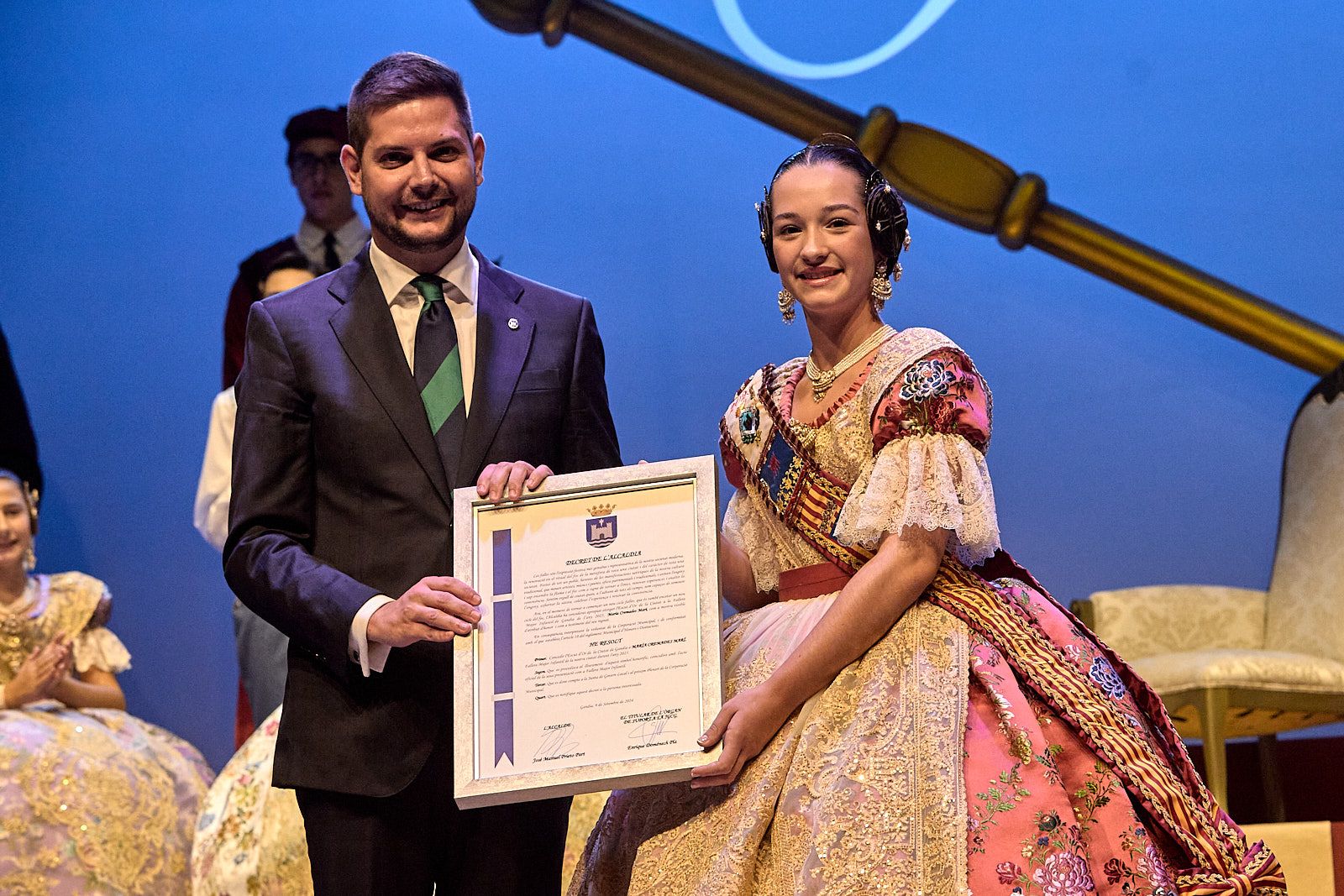 Presentación de las Falleras Mayores de Gandia