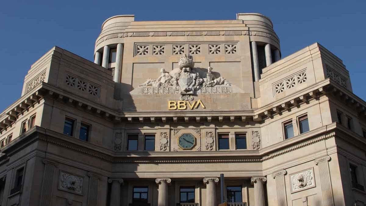 Sede central de BBVA en Barcelona.