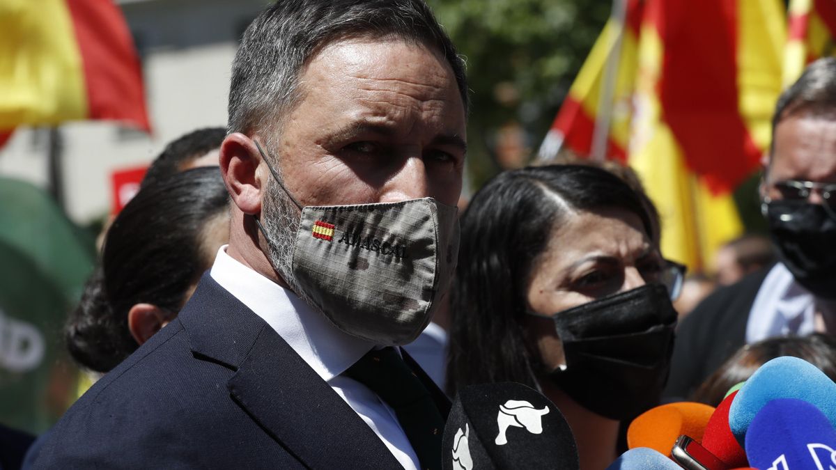 El líder de Vox, Santiago Abascal.