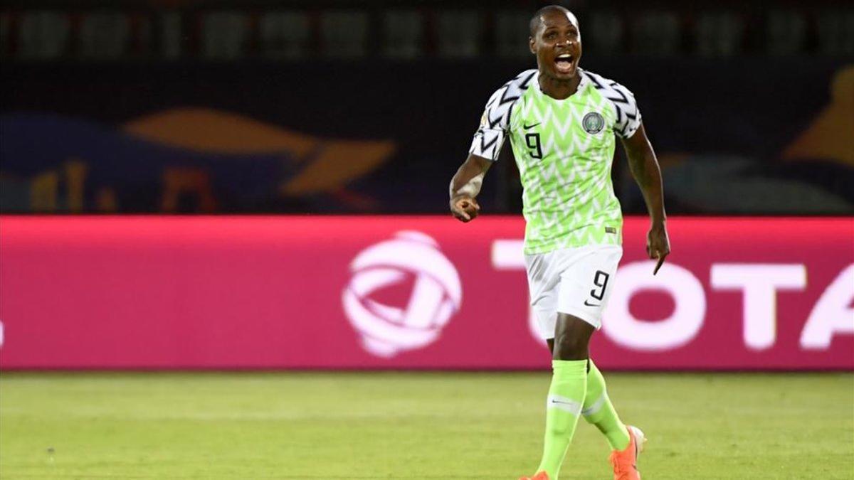 Ighalo, en una de sus apariciones con la selección nigeriana