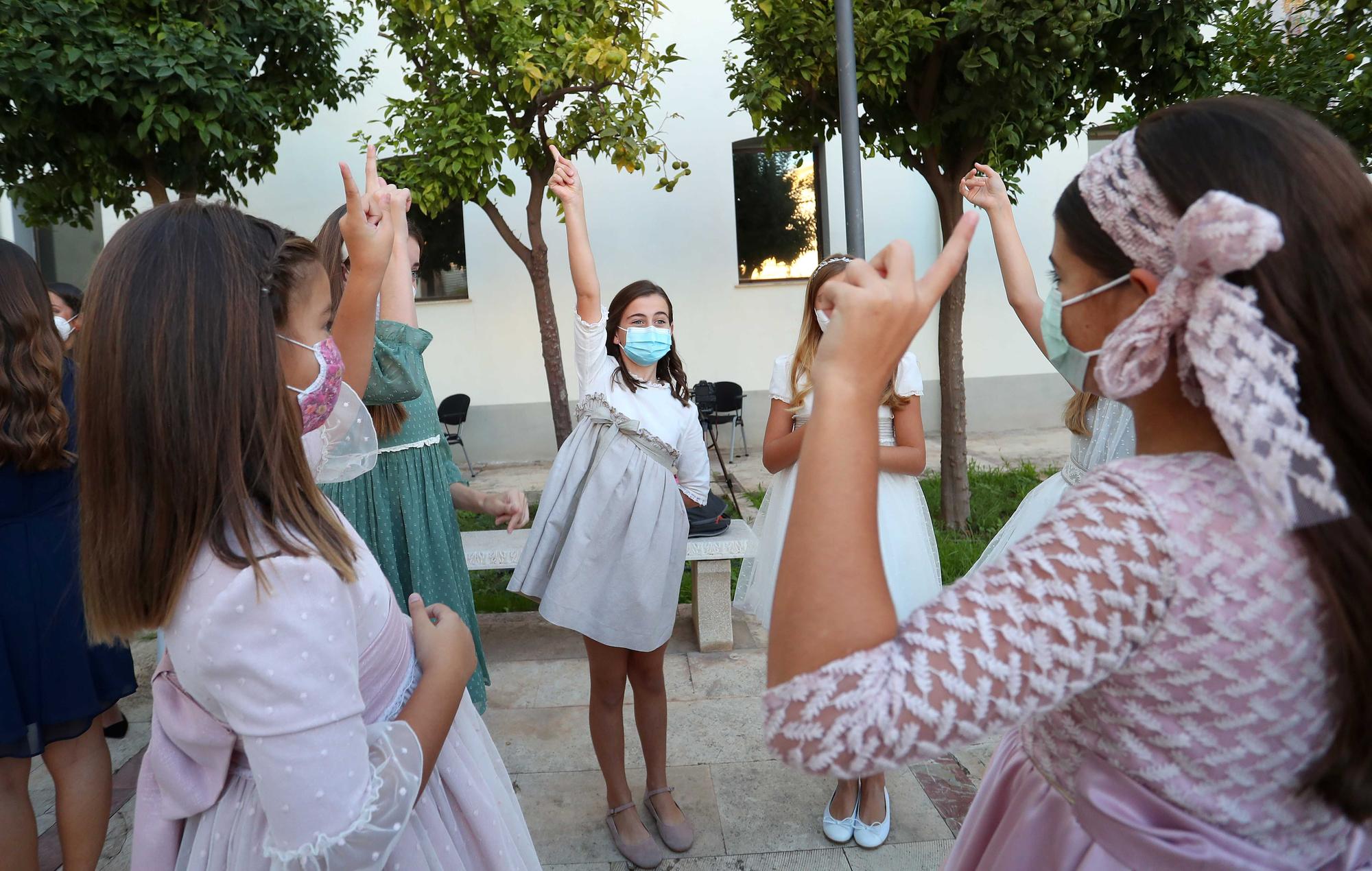 Primera aparición de las candidatas a falleras mayores de València 2022