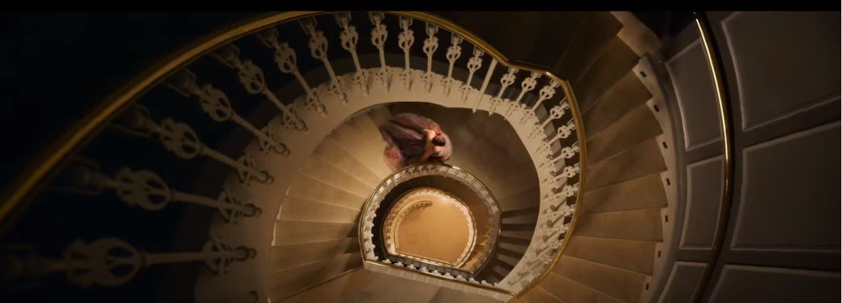 Escalera de caracol en el interior del teatro García Barbón (Afundación).