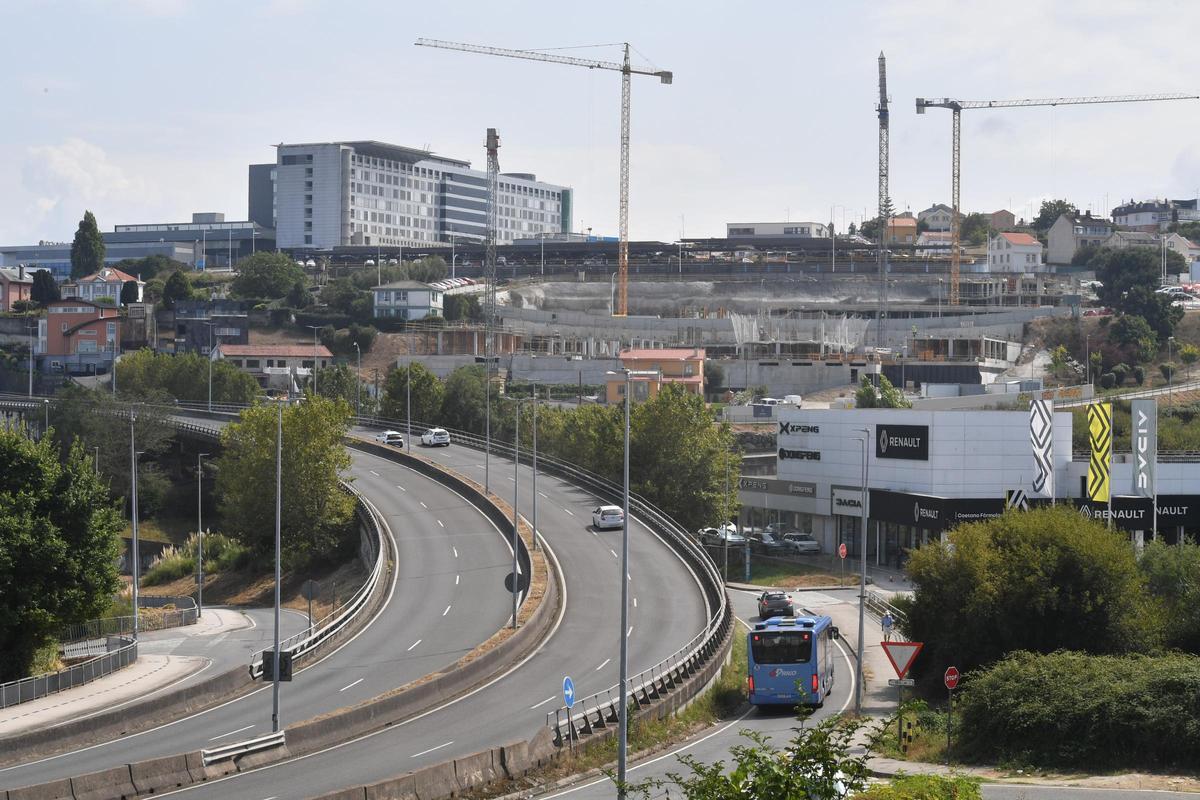 Salida de la ciudad hacia A Pasaxe.