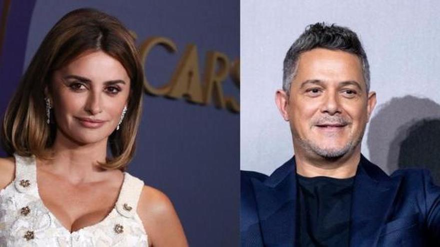 Penélope Cruz y Alejandro Sanz.
