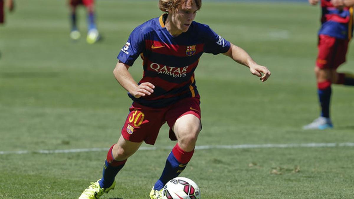 Halilovic, en la pretemporada con el conjunto azugrana