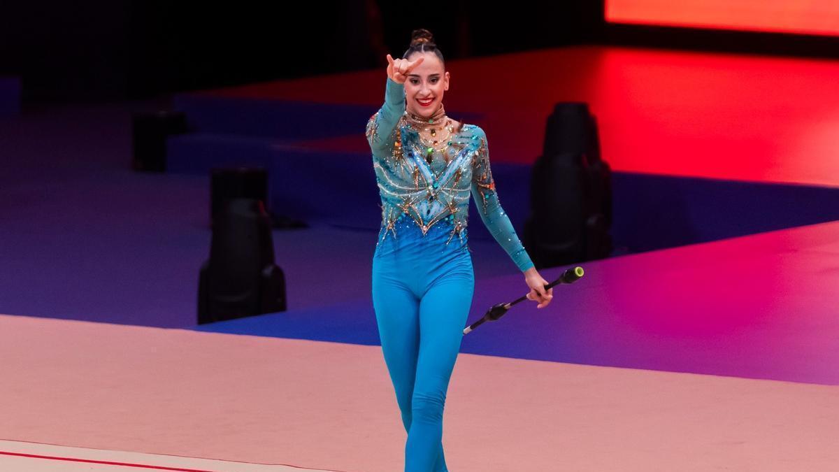 Alba Bautista lidera el grupo B de la final del concurso completo