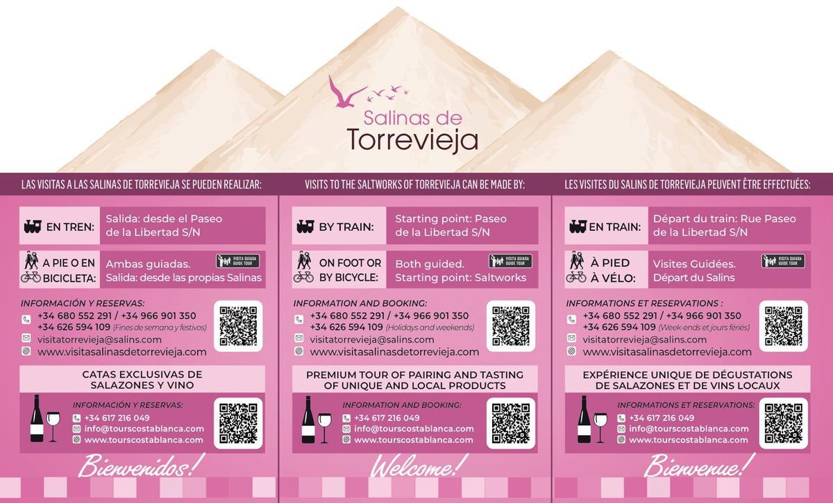Información sobre las visitas guiadas a las salinas