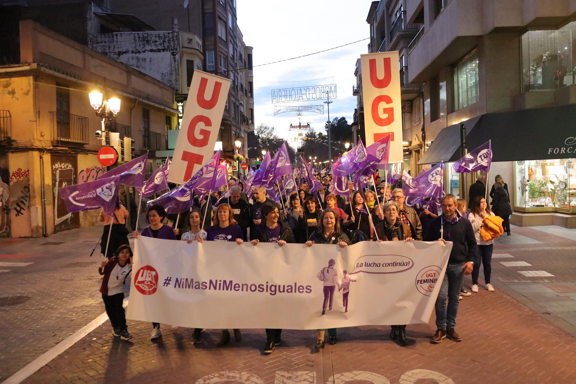 Las mejores imágenes de la manifestación del 8-M en Castellón