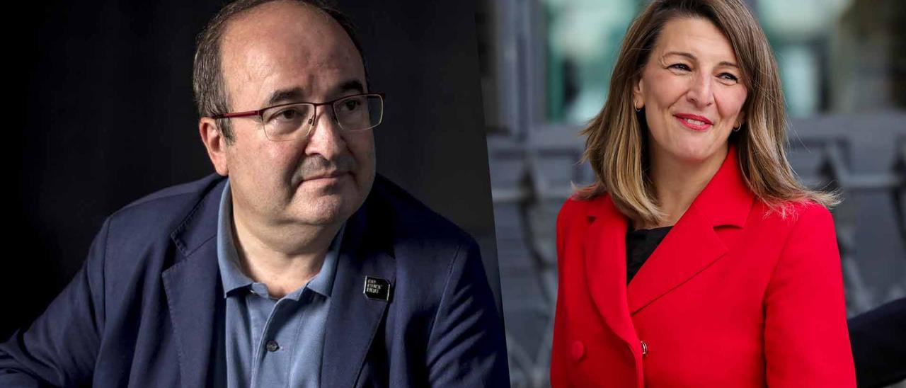 Miquel Iceta: "Yolanda Díaz es la mejor opción para Podemos y para el PSOE"