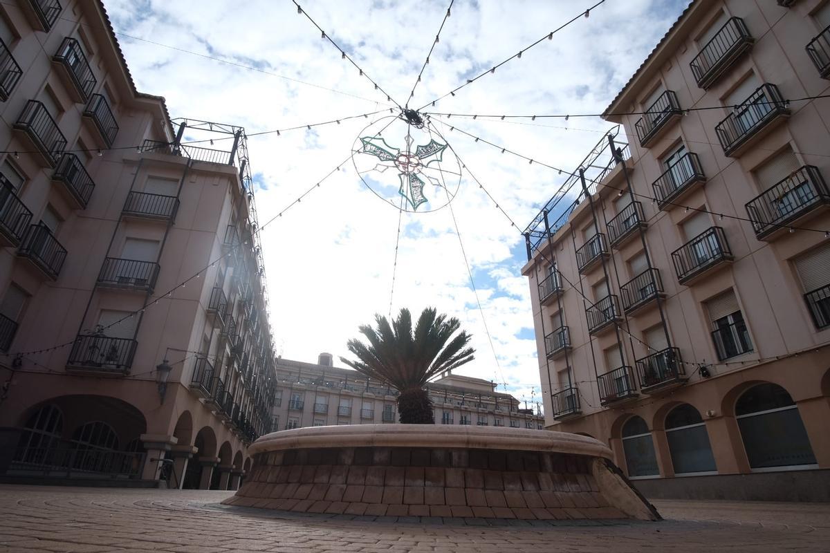 La estatua de Pedrito Rico se colocará sobre la fuente de la Plaza Mayor reconvertida en jardinera.