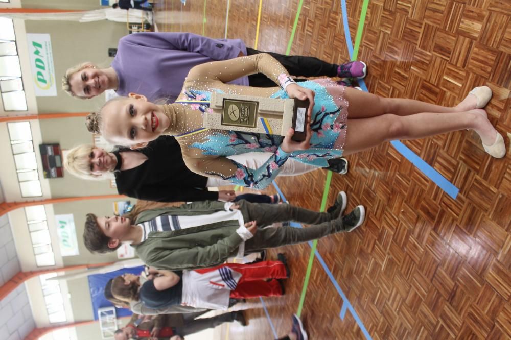 Las futuras "reinas" de la gimnasia asturiana