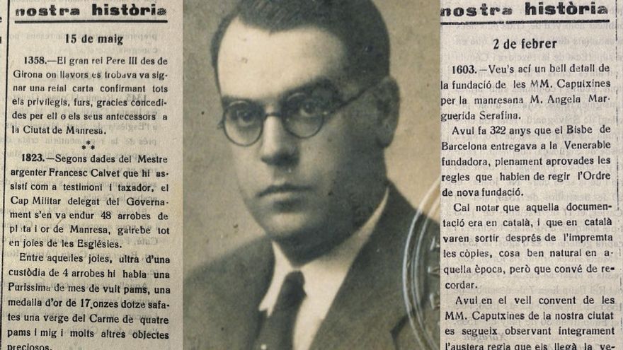Memoria.cat rescata els articles sobre la història de Manresa de Farreras i Duran