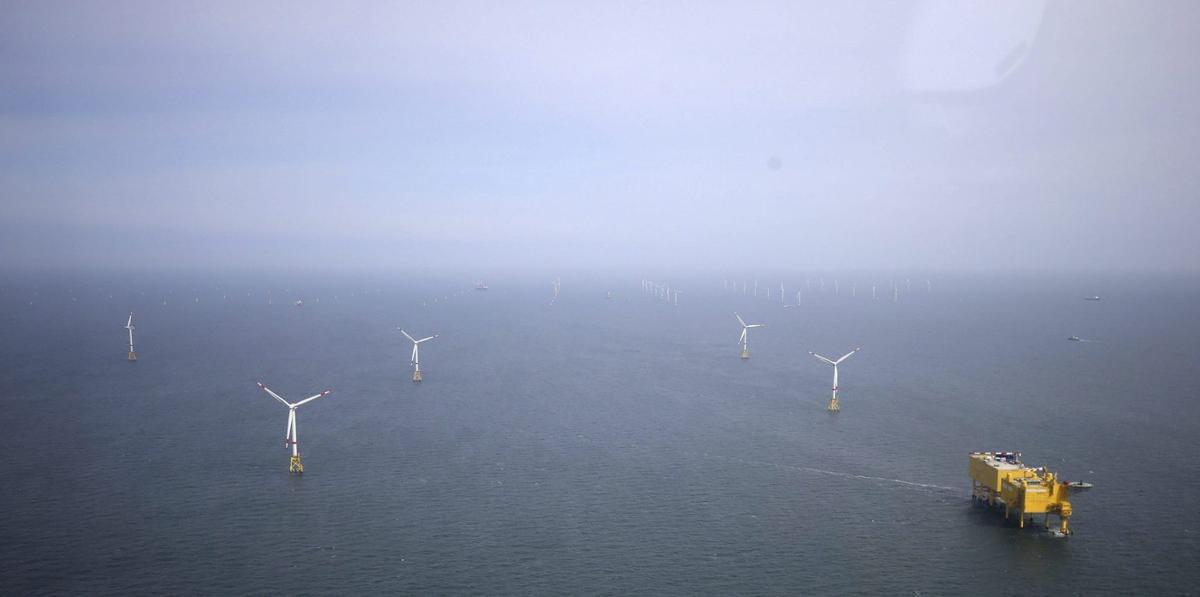 La danesa Ørsted da luz verde a la inversión en el mayor parque eólico marino de mundo en el mar del Norte