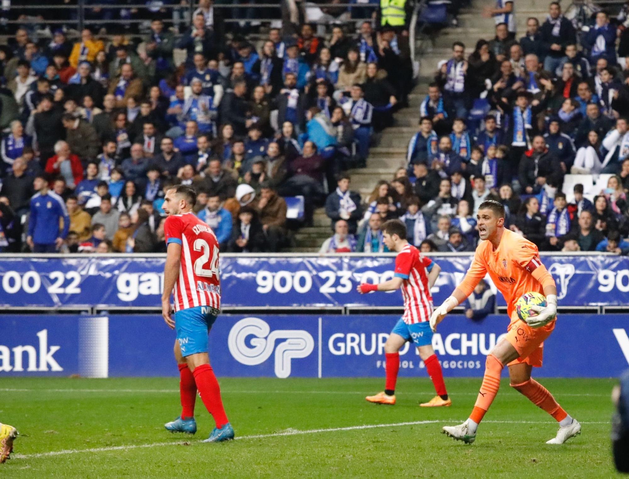 En imágenes: así se vivió el derbi en el Tartiere