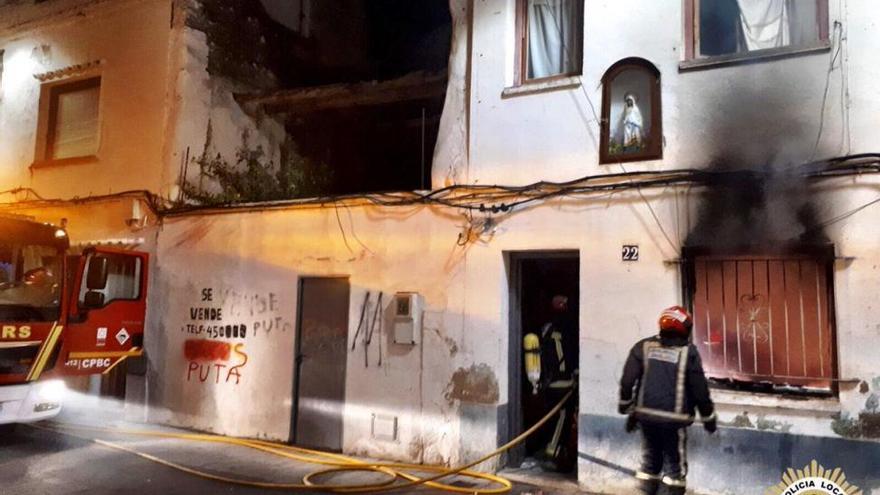 Detienen a un hombre por provocar un incendio en una vivienda de Vinaròs