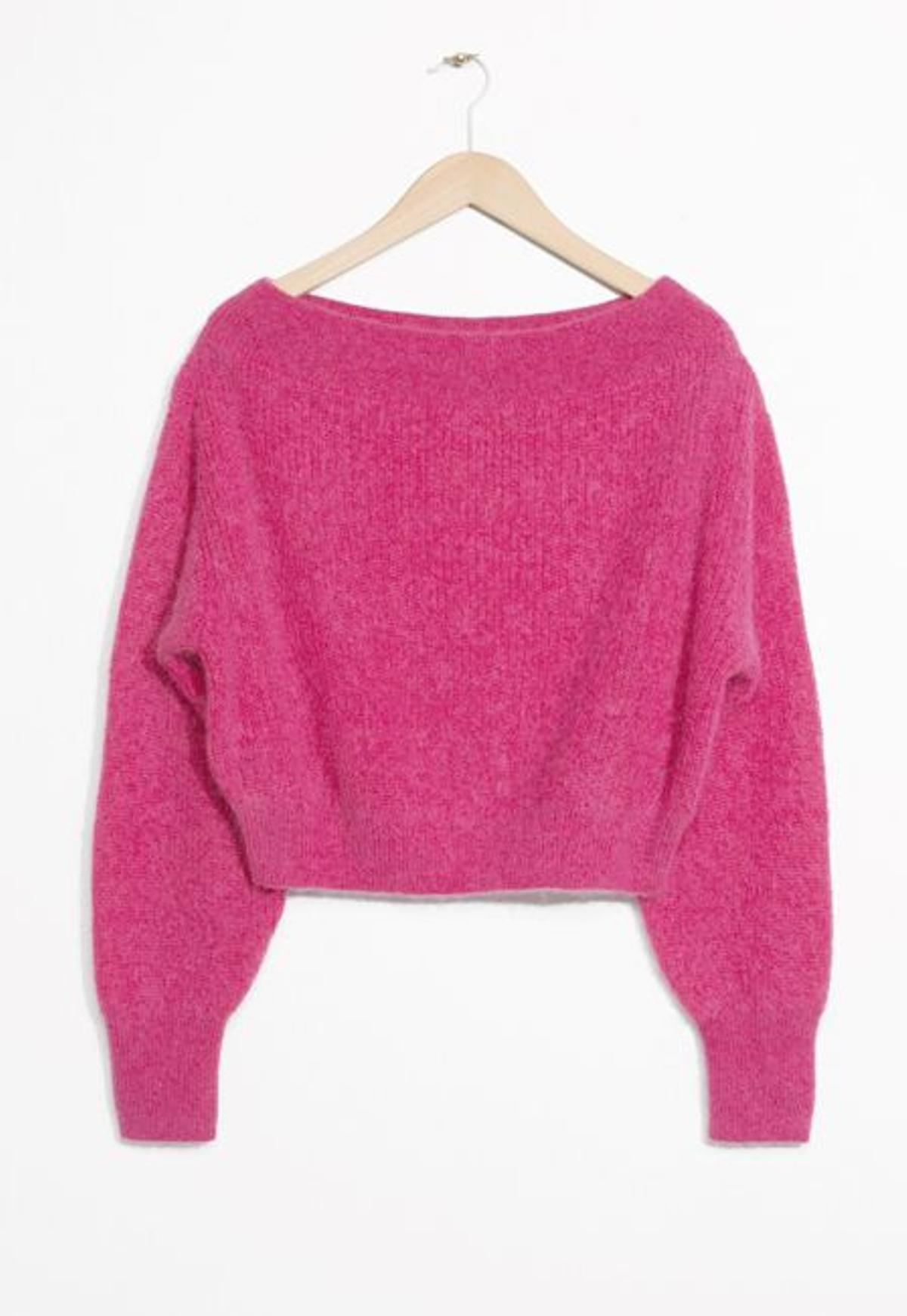 Rebajas 2018 en &amp; Other Stories: jersey crop fucsia