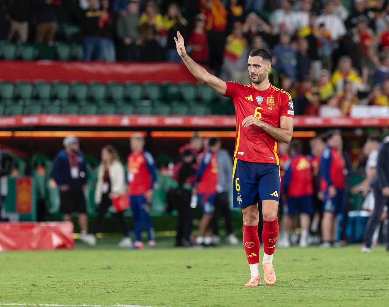 España - Georgia, en imágenes