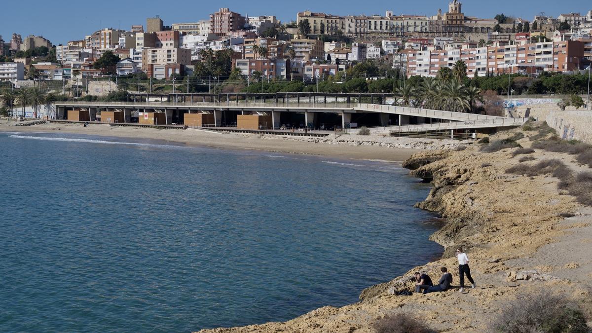 La playa de Miracle en Tarragona
