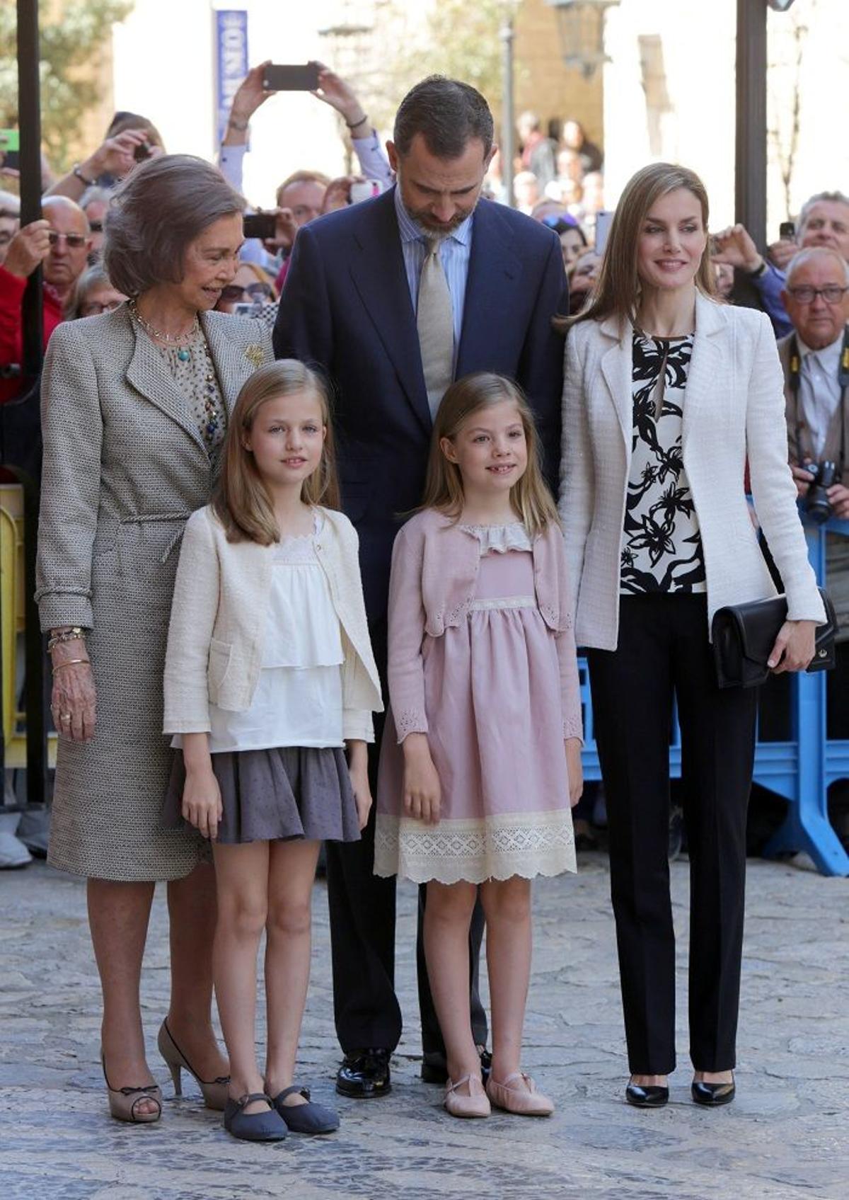 Letizia en la Misa de Pascua