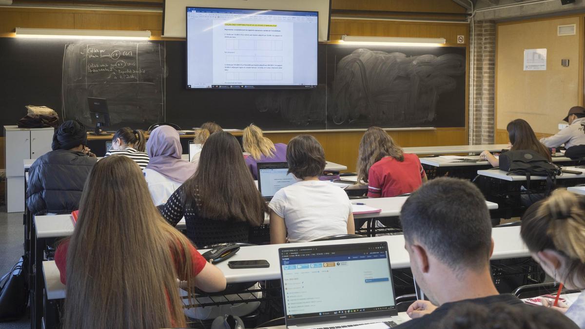 Aula de la UdG.