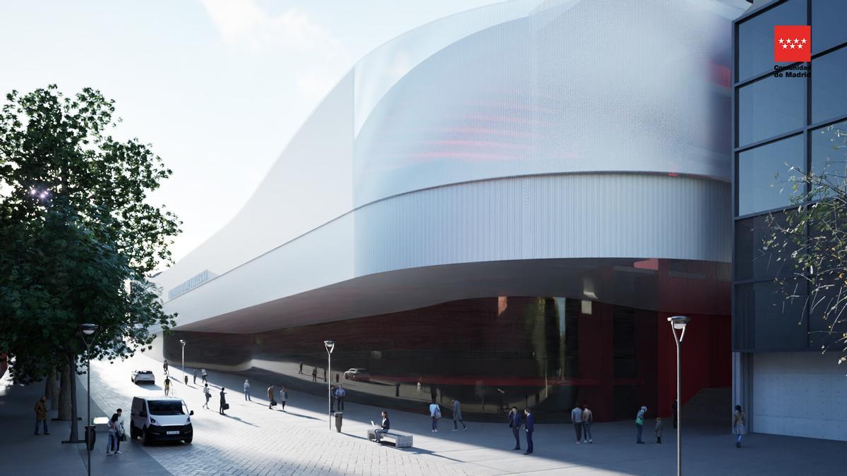 Así sería el futuro estadio de Vallecas que propone la Comunidad de Madrid