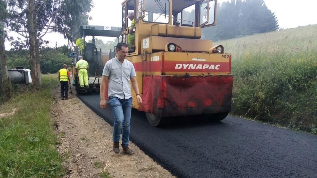 Finalizan las obras en la pista de acceso a un lugar de Galegos