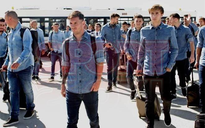 El FC Barcelona llega a Berlín para jugar la final de la Champions League contra la Juventus