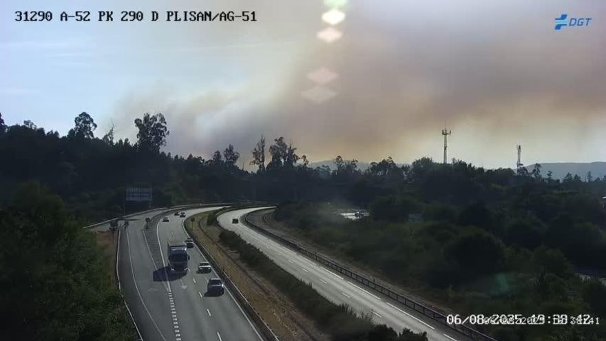 Niebla de humo visible desde el enlace con la AG-51