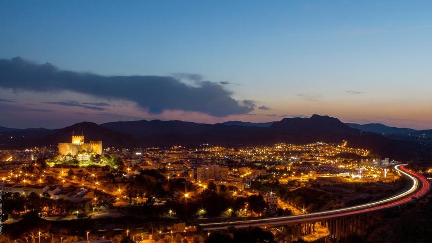 Panorámica del municipio de Petrer.