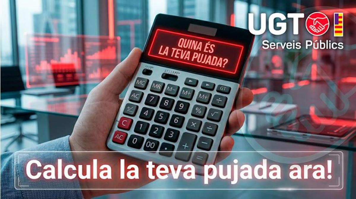 Calculadora de UGT Baleares para saber cuánto te subirá el sueldo como funcionario