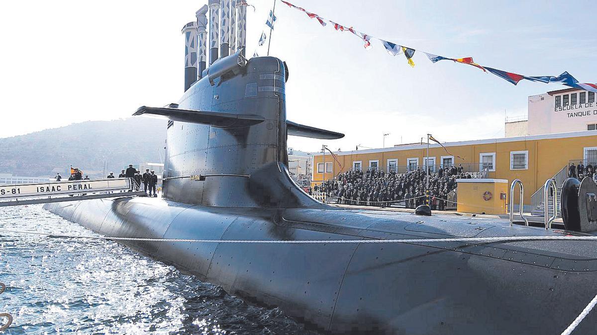 El primer submarino de la serie S-80 fue entregado hace dos semanas.