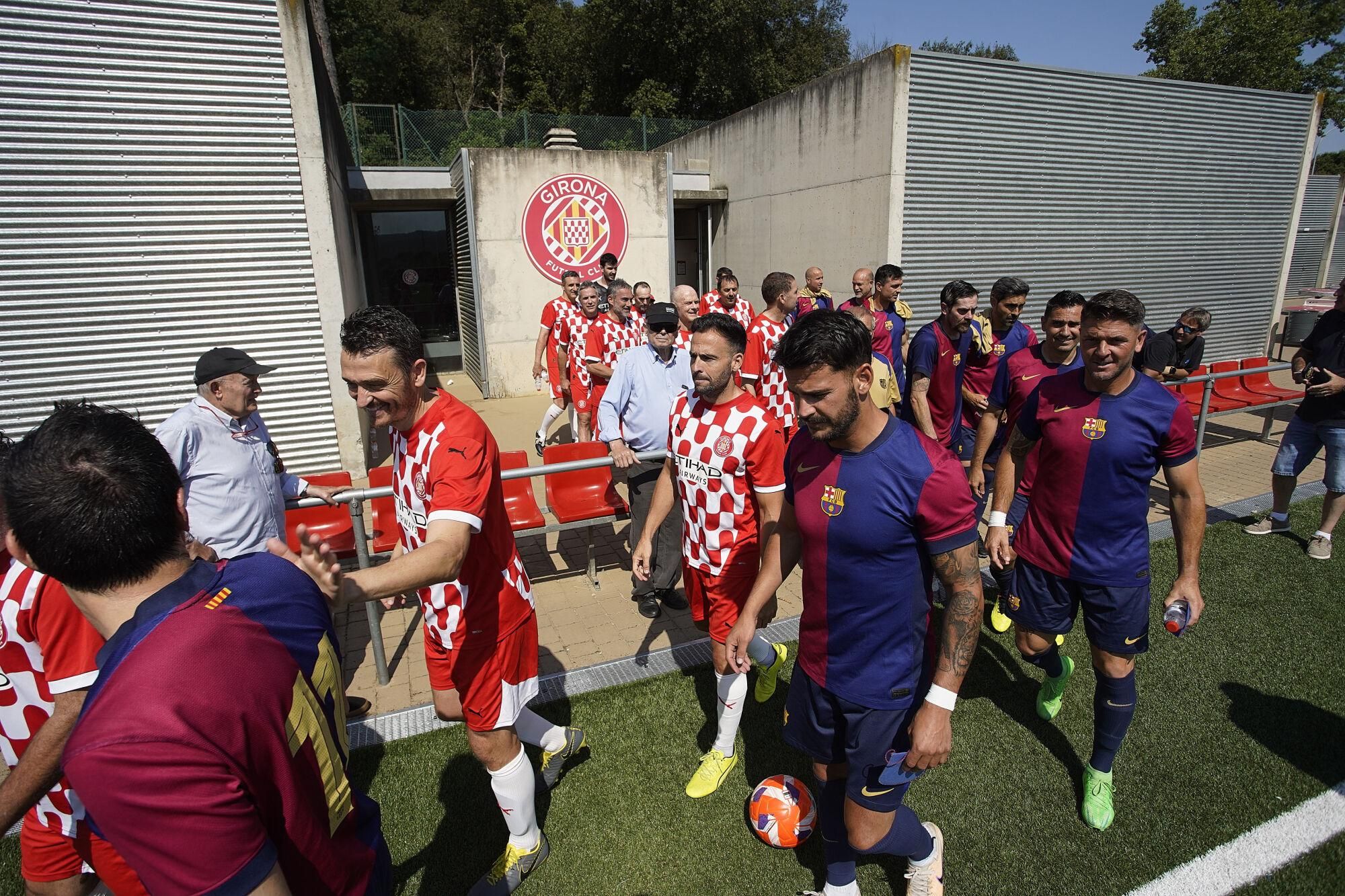 GIRONA. Torres de Palau Girona FC Legends-Agrupació Jugadors FCB, en homenatge a Pepe Pinto