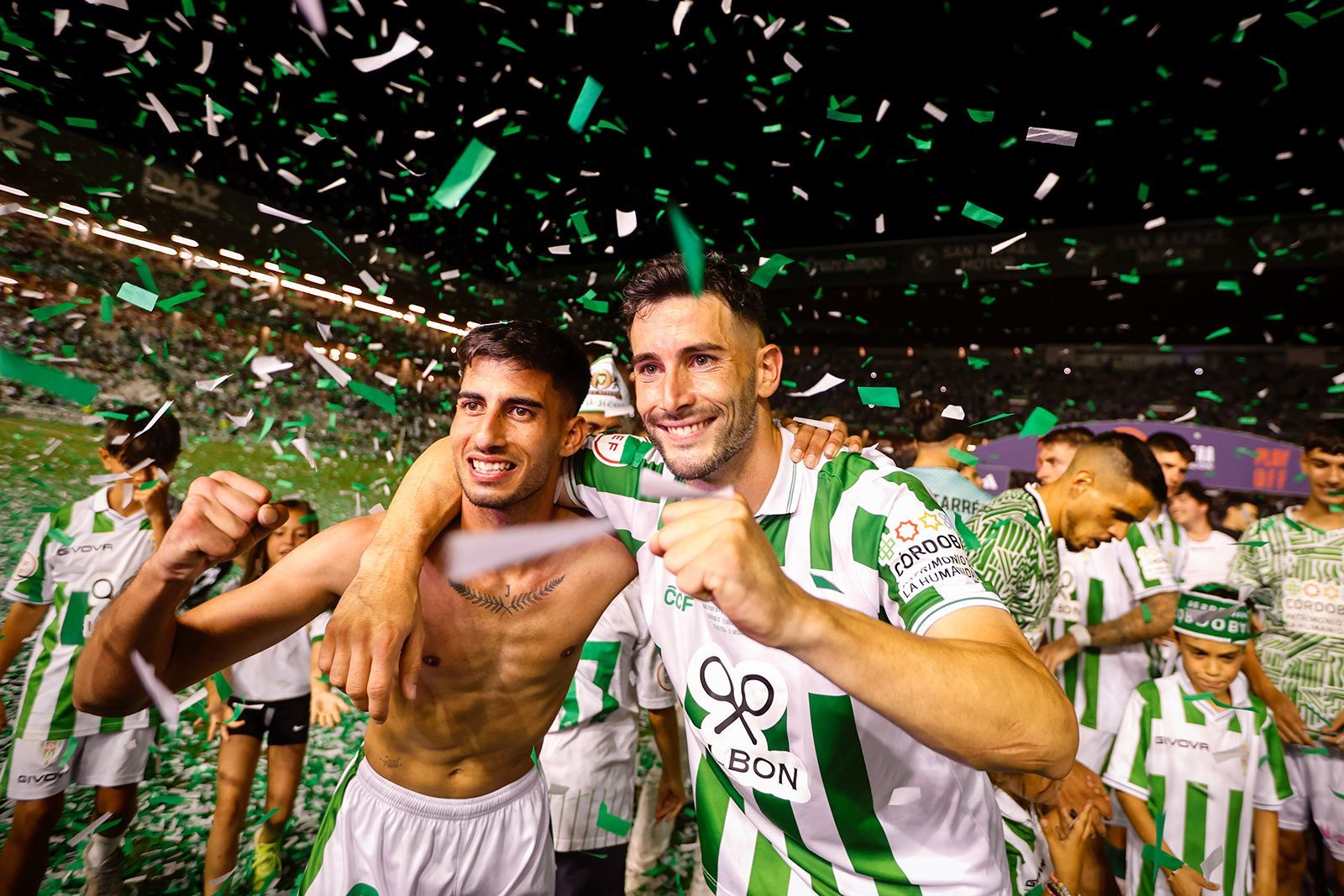 El primer aniversario del ascenso del Córdoba CF, en imágenes