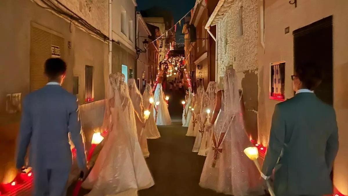 Imagen de archivo de la Processó de les Espelmes que Sellent celebra en honor a la Purísma Concepción.