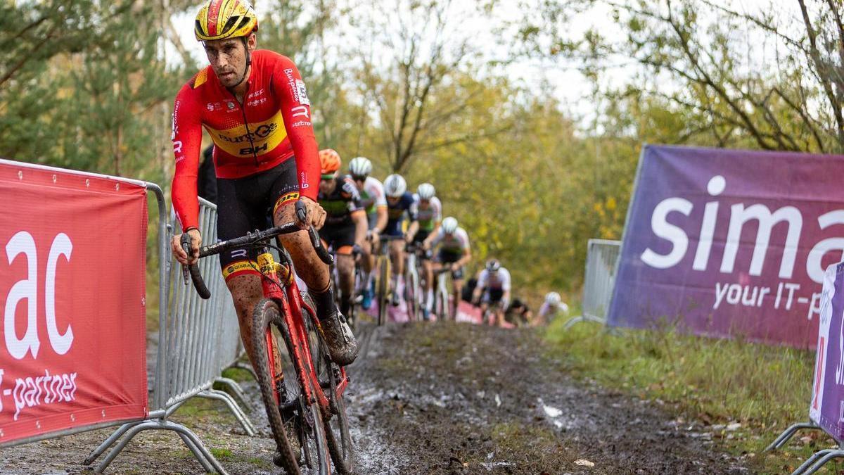 Felipe Orts, en el circuito de Maasmechelen