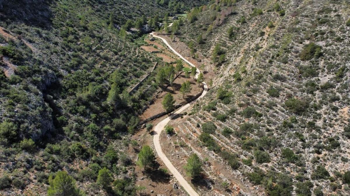 Los trabajos de adecuación de Pedreguer se han centrado en el Barranc de les Fonts.