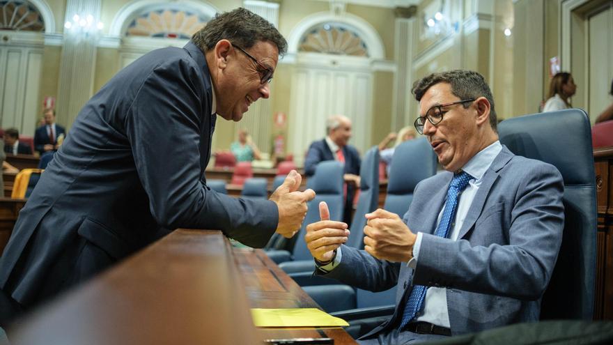Segunda jornada del primer pleno de la actual legislatura del Gobierno de Canarias