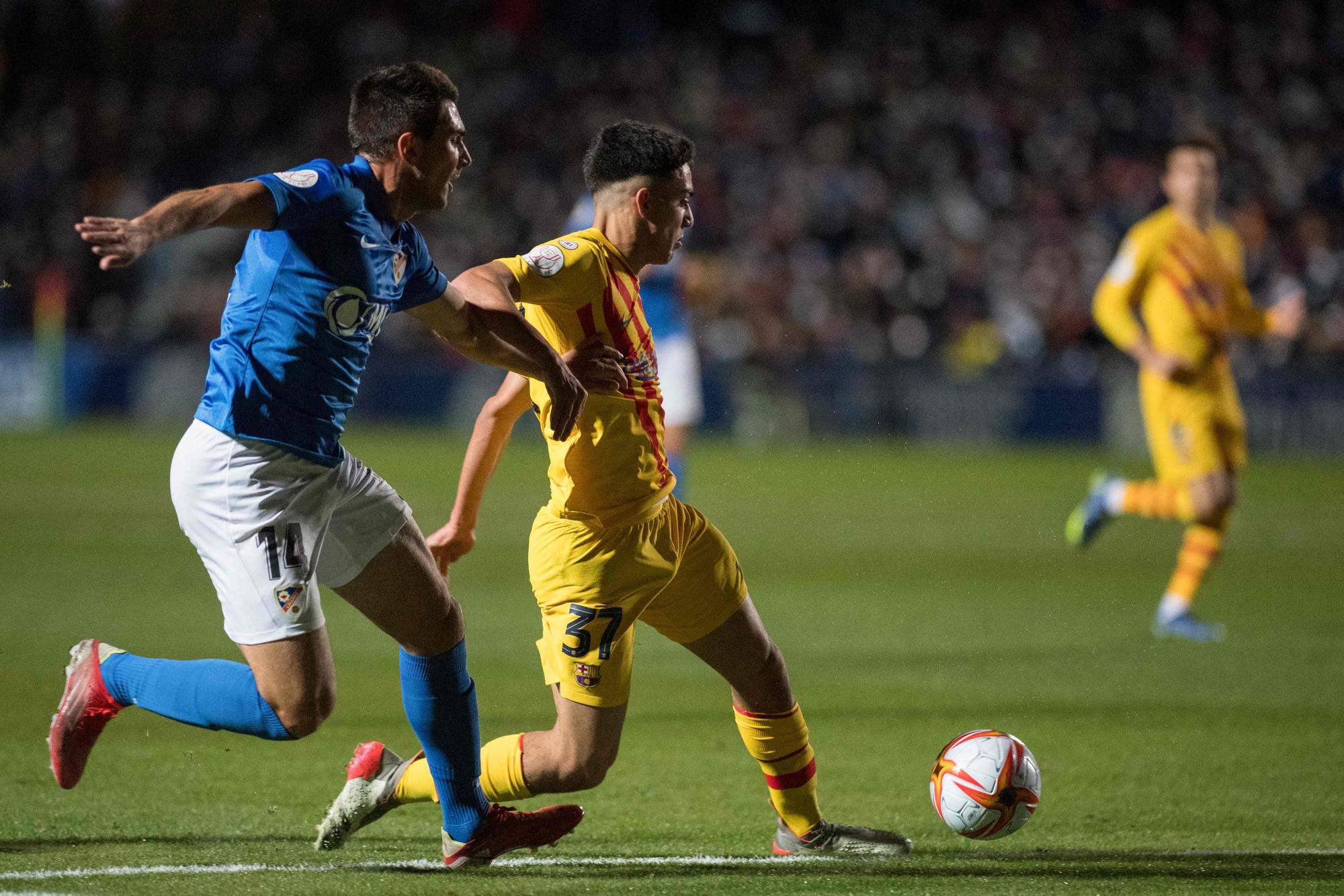 Ilias Akomach debutó en Copa del Rey frente al Linares | AFP