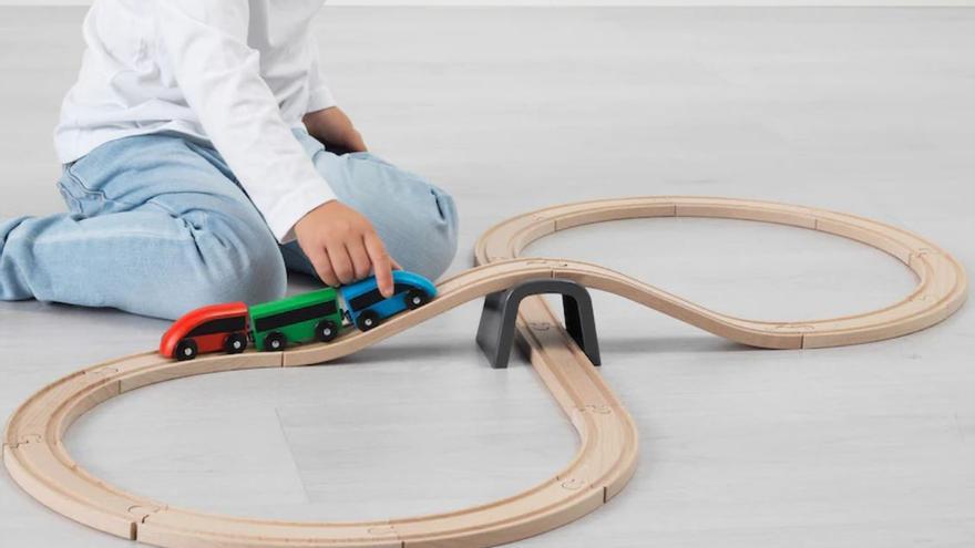 El juego de trenes de Ikea.