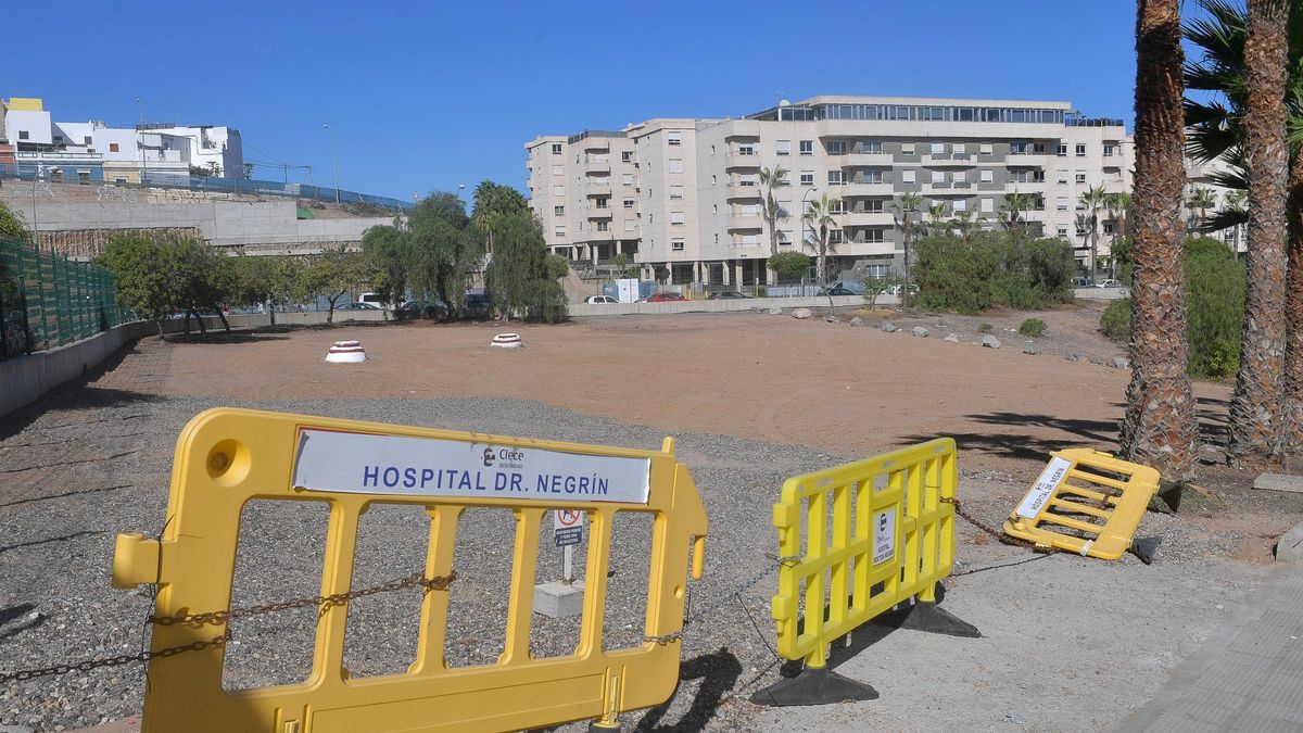 El solar en el que se espera construir el edificio en el que se instalará el ciclotrón y el equipo de protonterapia.