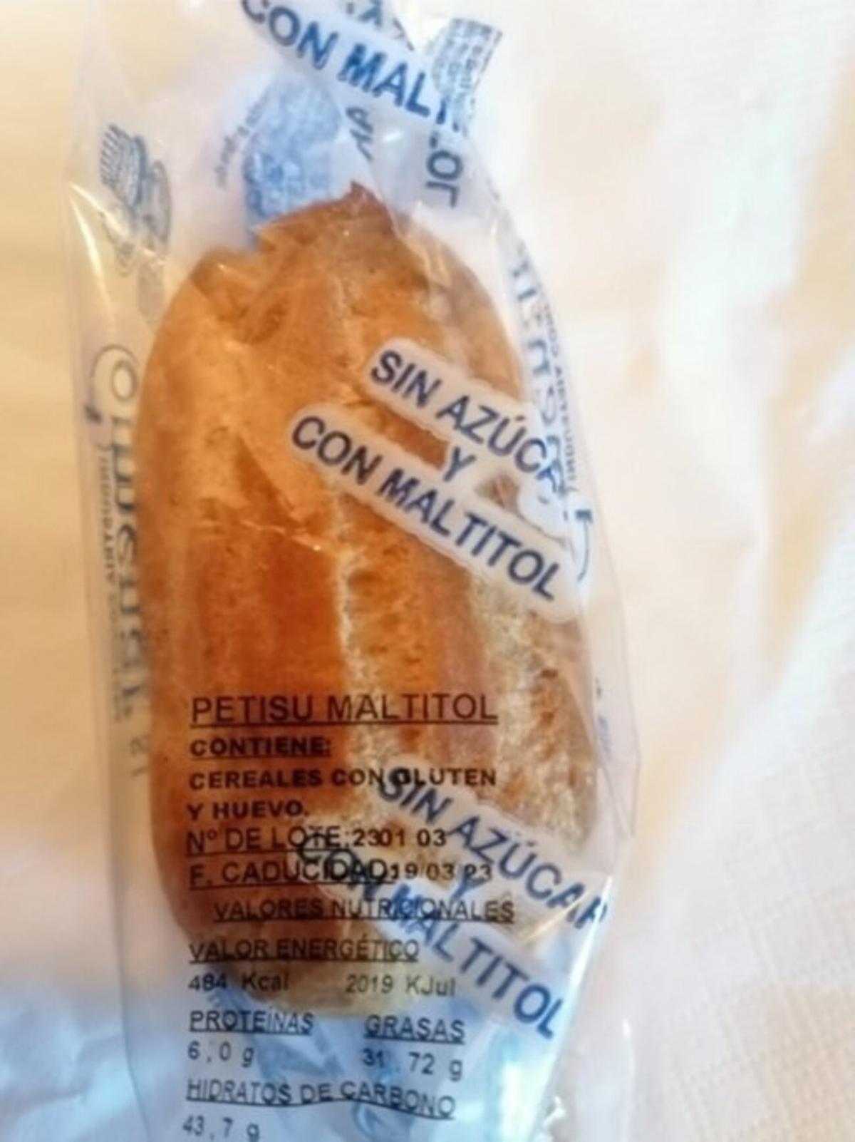 Petisú Maltitol.