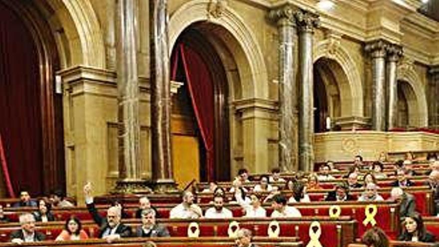 El ple d&#039;ahir del Parlament