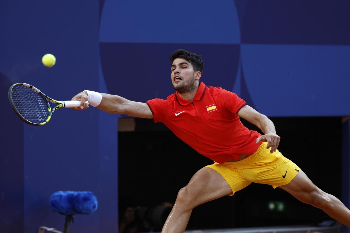 El partido entre Griekspoor y Alcaraz, en imágenes